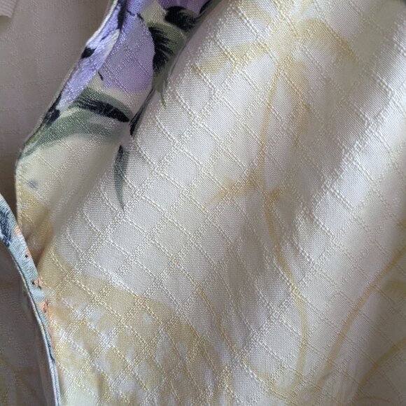 Tommy Bahama yellow Silk sleeveless button down top sz S - Picture 8 of 11